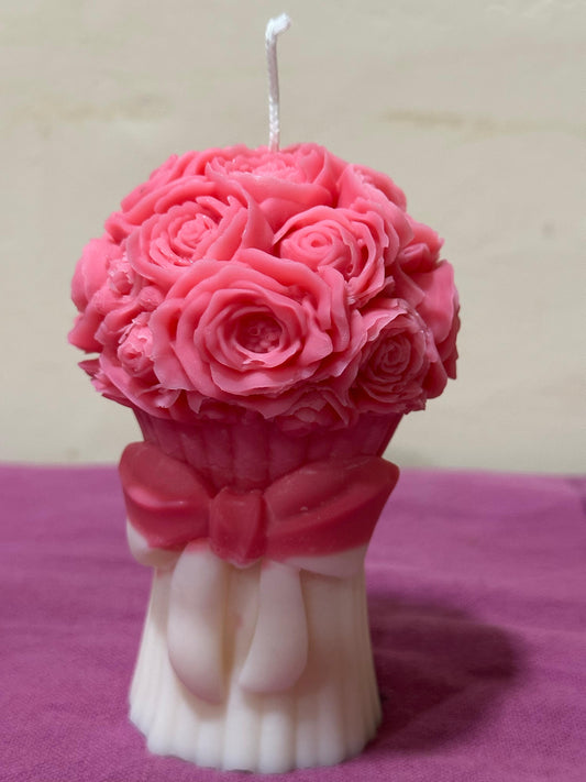 Rose Bouquet Candle